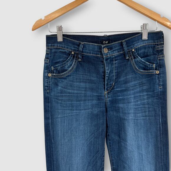 Citizens of Humanity Dark Wash Wide Leg Flare Jeans Size 28 - Picture 8 of 9